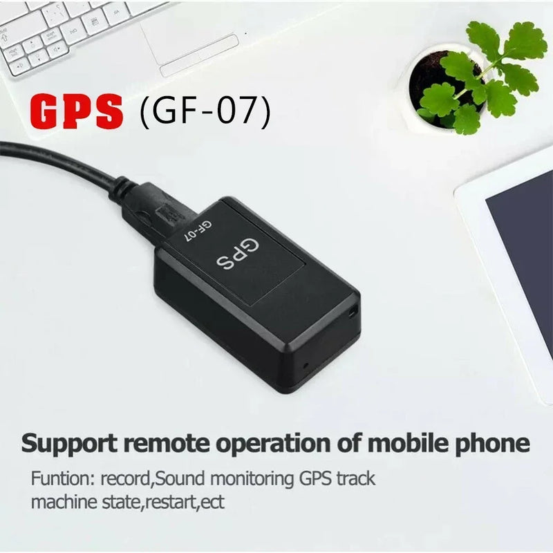 Gf07 magnético mini rastreador de carro gps dispositivo localizador de rastreamento em tempo real